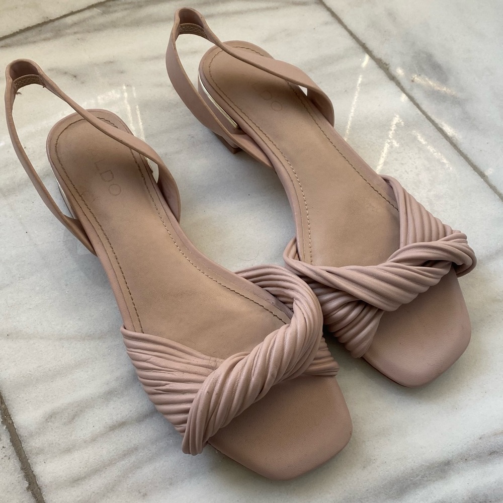 Aldo Twist Strap Sandals Size 6
